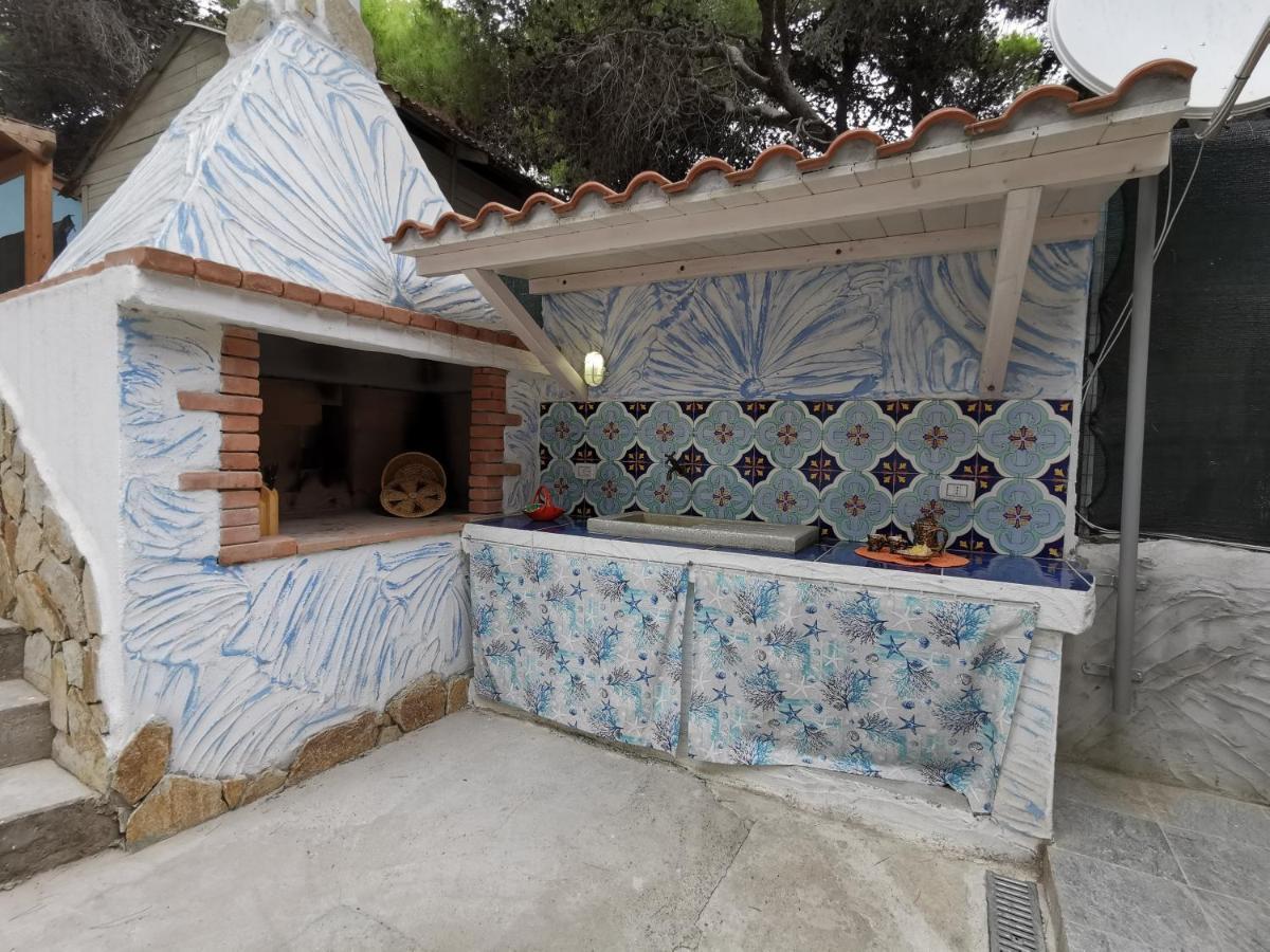 Ziu Angelinu Ad Un Passo Dal Mare Villa Porto Pino Exterior photo